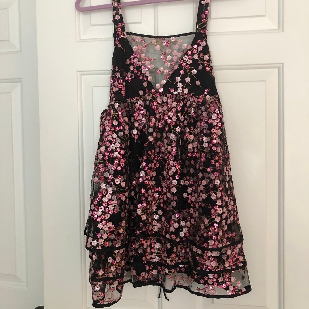 For Love & Lemons Cherry Blossom Mini Dress ( XS )